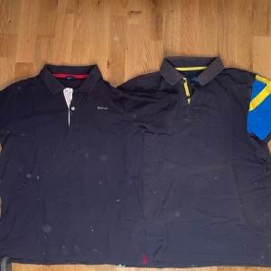 Piké paket - Ett paket med två pikéer, Gant i bra skick strl 176 passar S, sedan en från Sweden collection strl M men passar S, den är lite solbränd men inga defekter annars vad jag kan se😊 vid ytterligare frågor är det bara att skriva😊