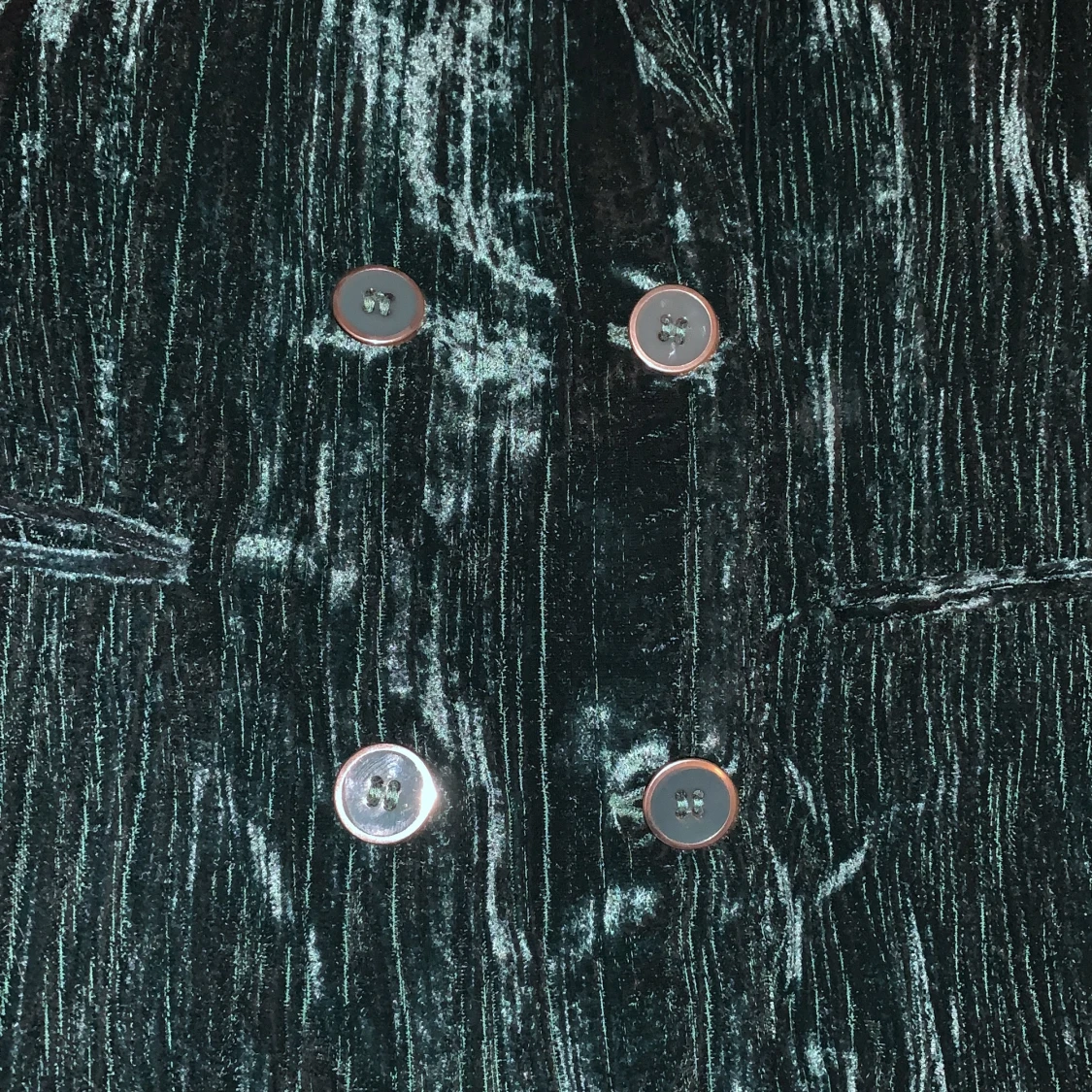 Dark green velvet blazer  - 91