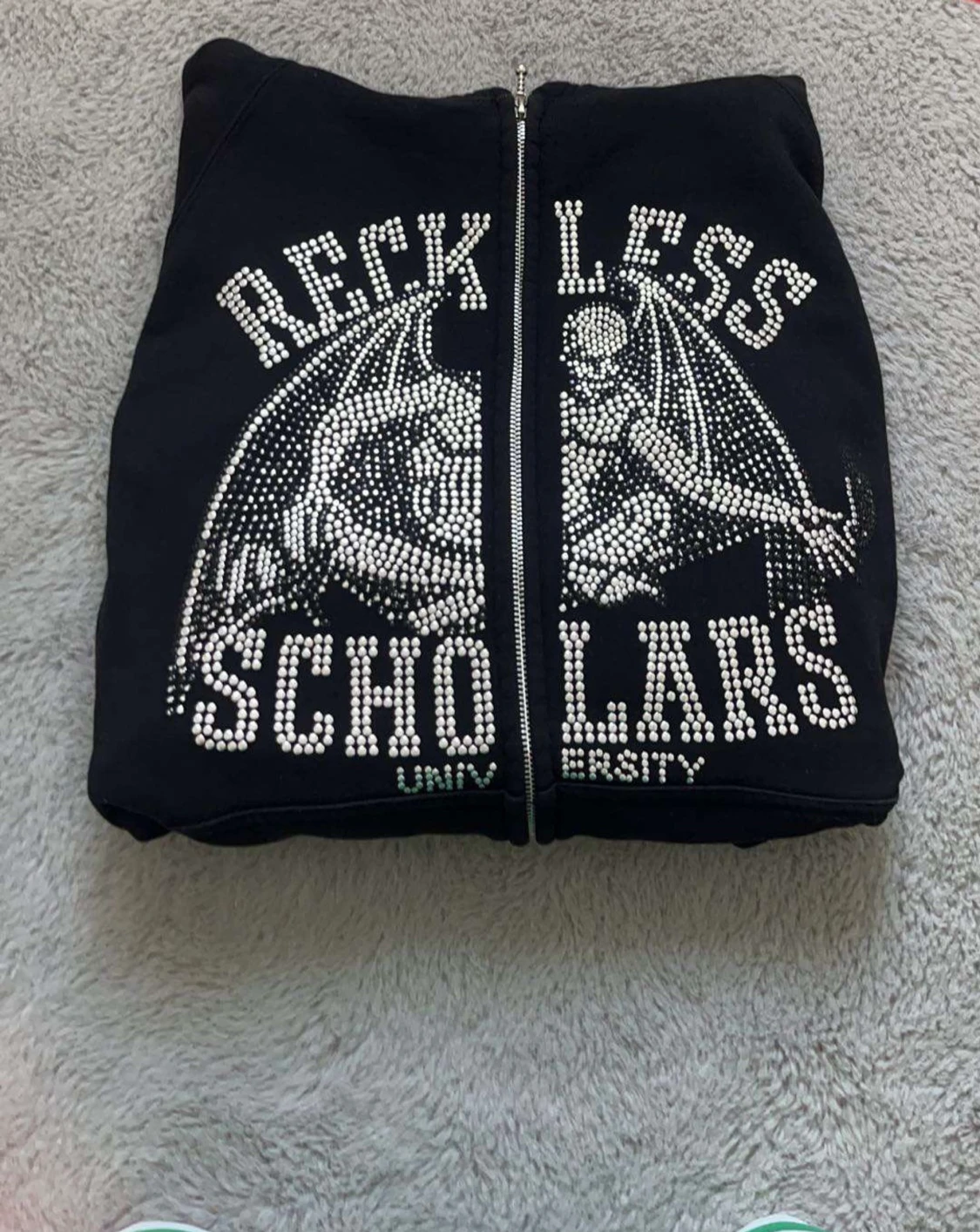 Reckless scholars zip hoodie 