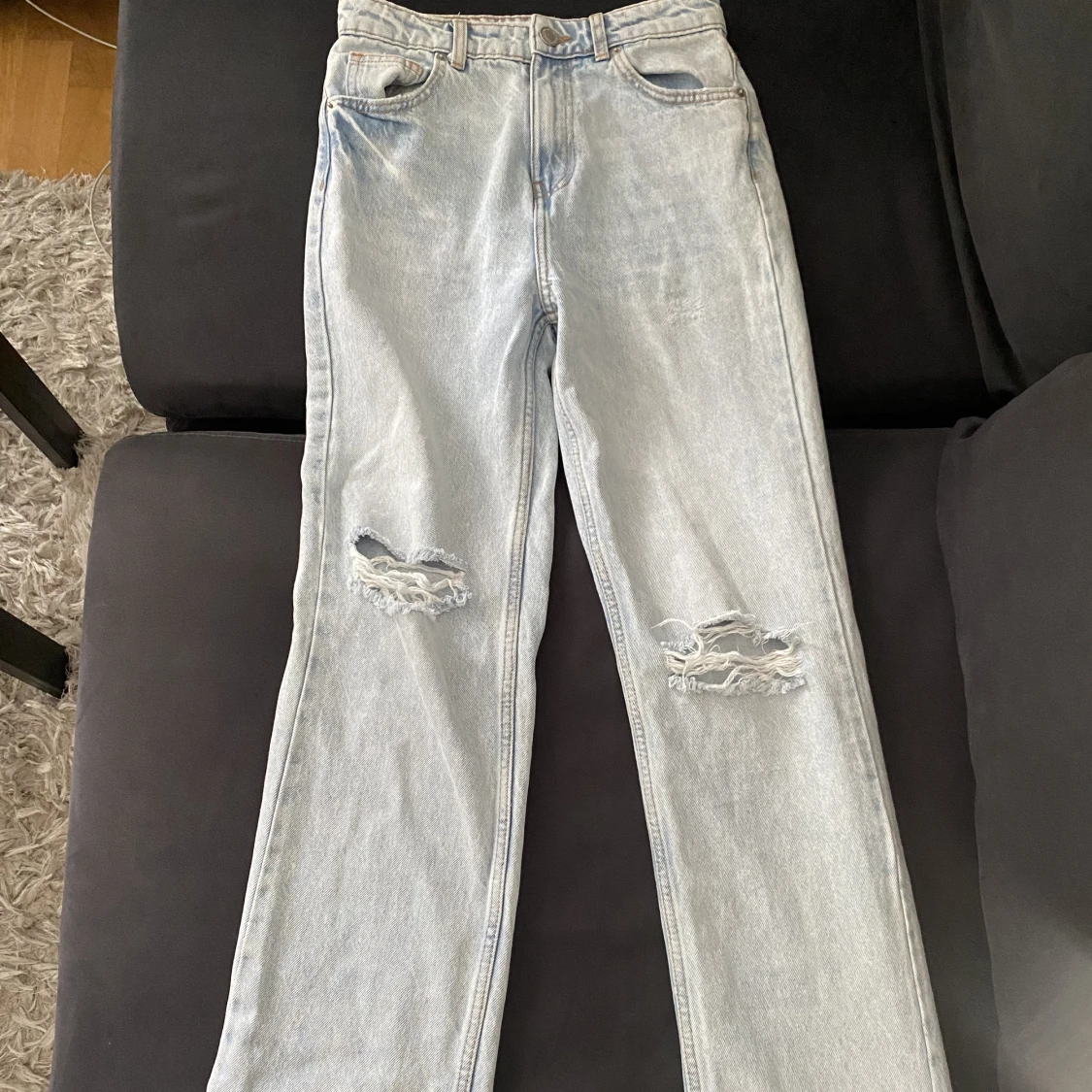 Ljusa straight leg jeans  - 90