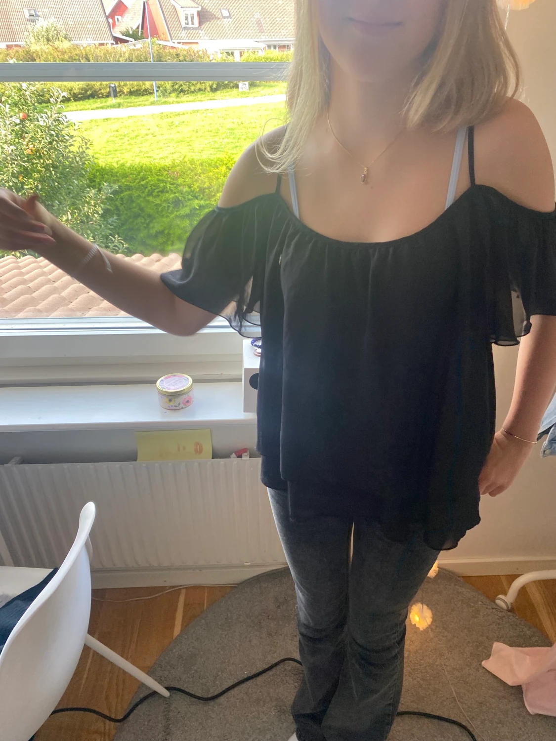 Svart blus - 90