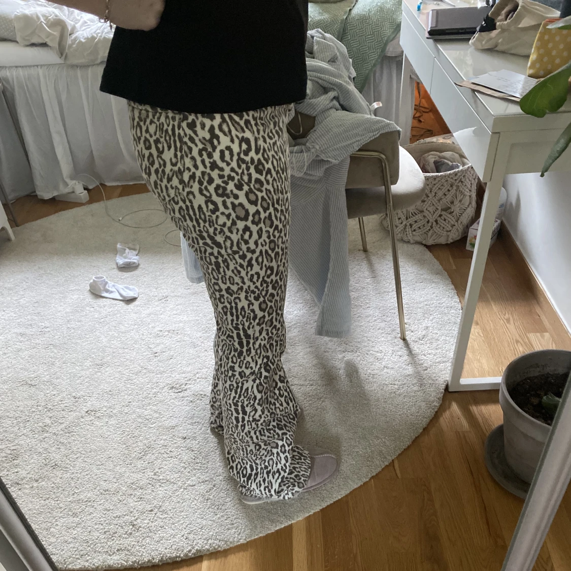 Leopardbyxor - 90