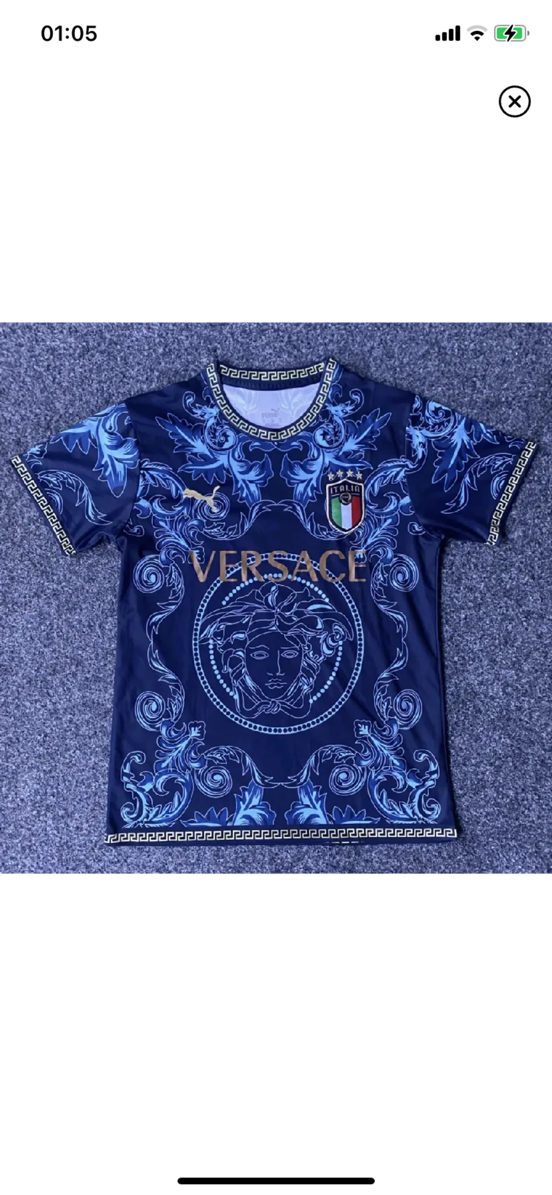 Italien fotbollströja 