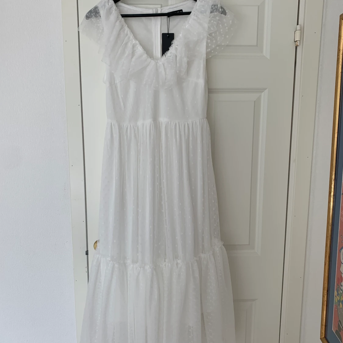Vit sommarklänning - 90