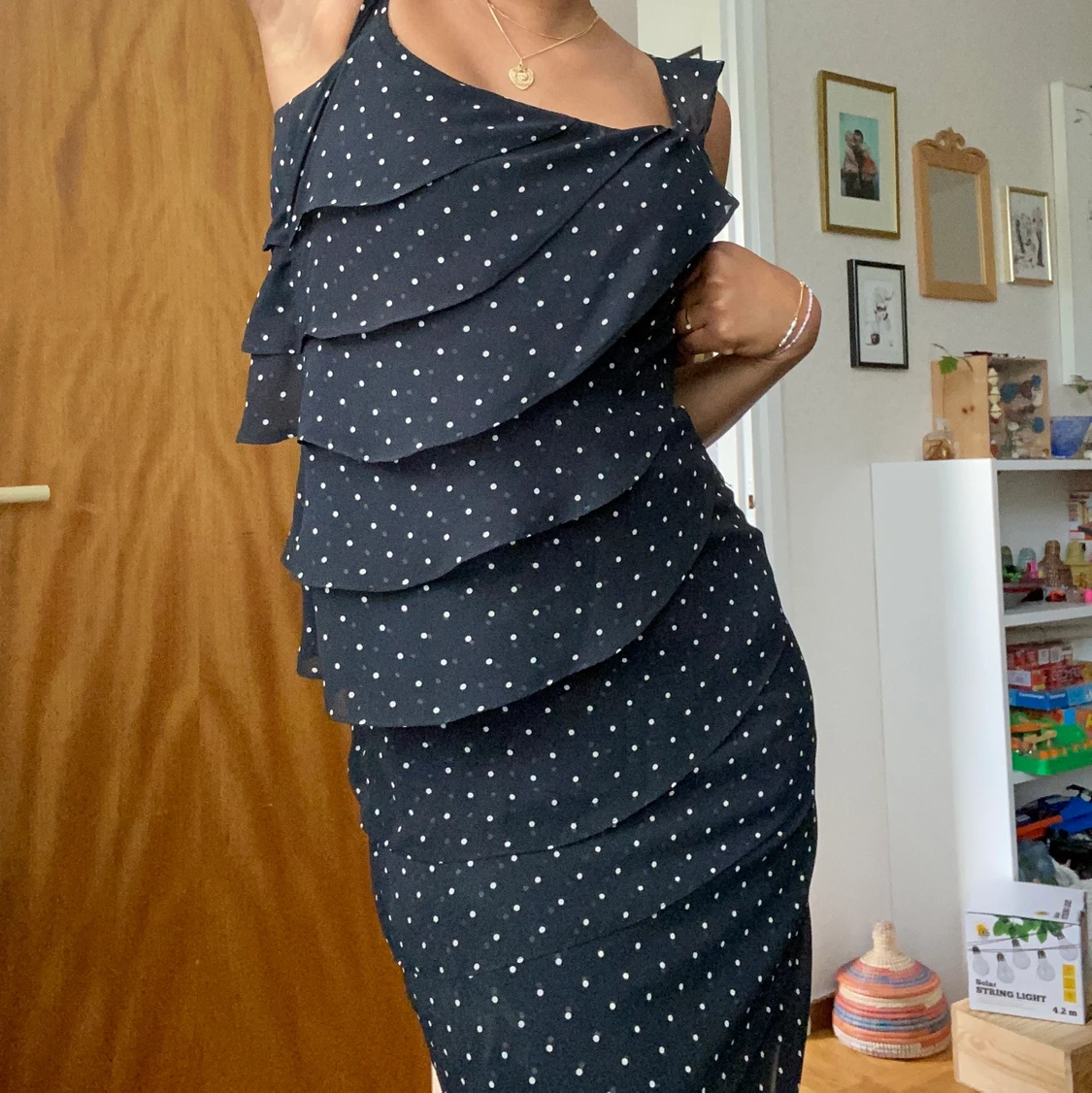 Prickig klänning  - 90