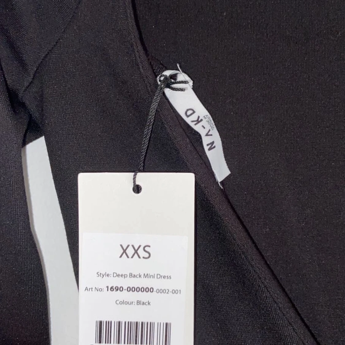 Svart klänning, strl: xxs - 91