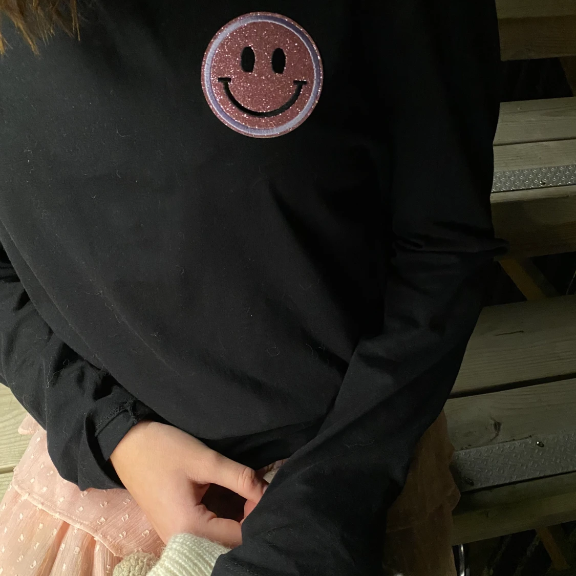 đPink smiley longsleeve