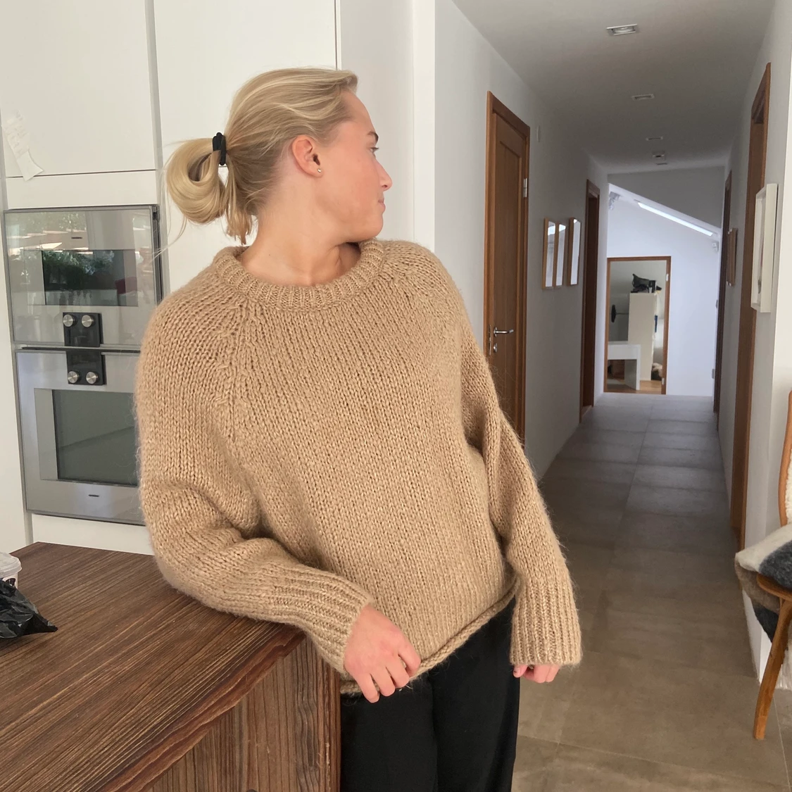 Fin stickad tröja - 90