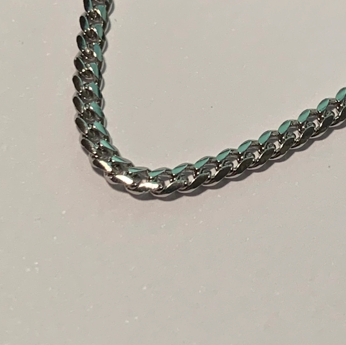 Cuba chain i äkta silver herrhalsband - 90