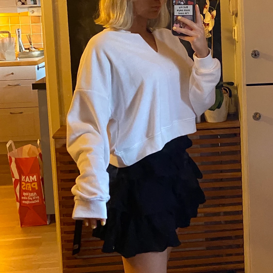 Vit sweatshirt  - 34