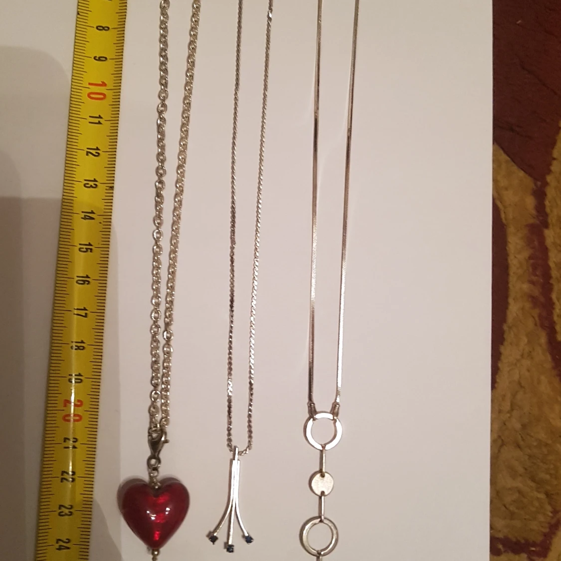 Äkta silver halsband 