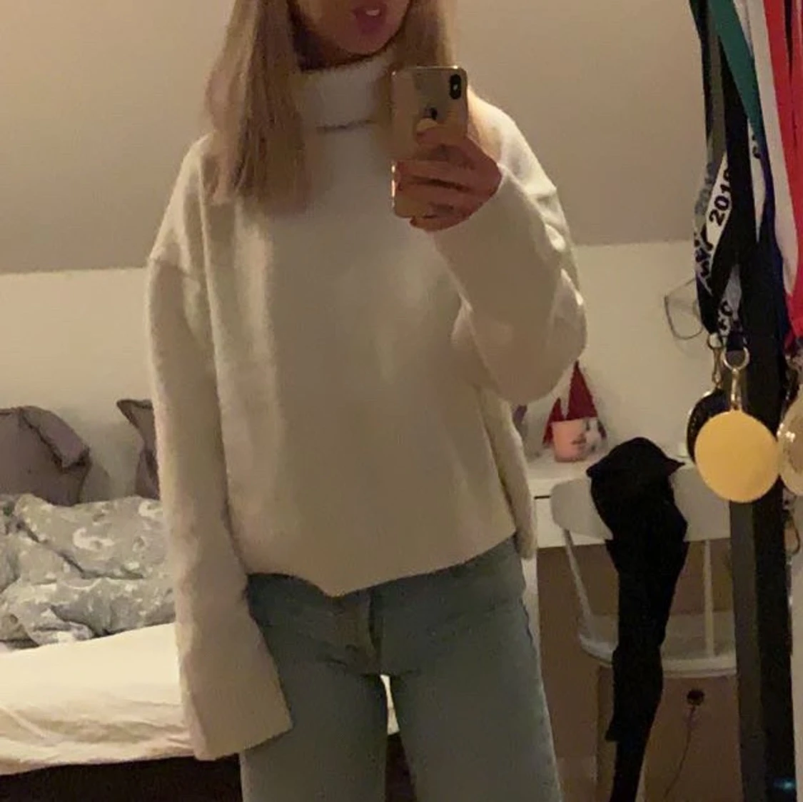  stickad polotröja  - 90