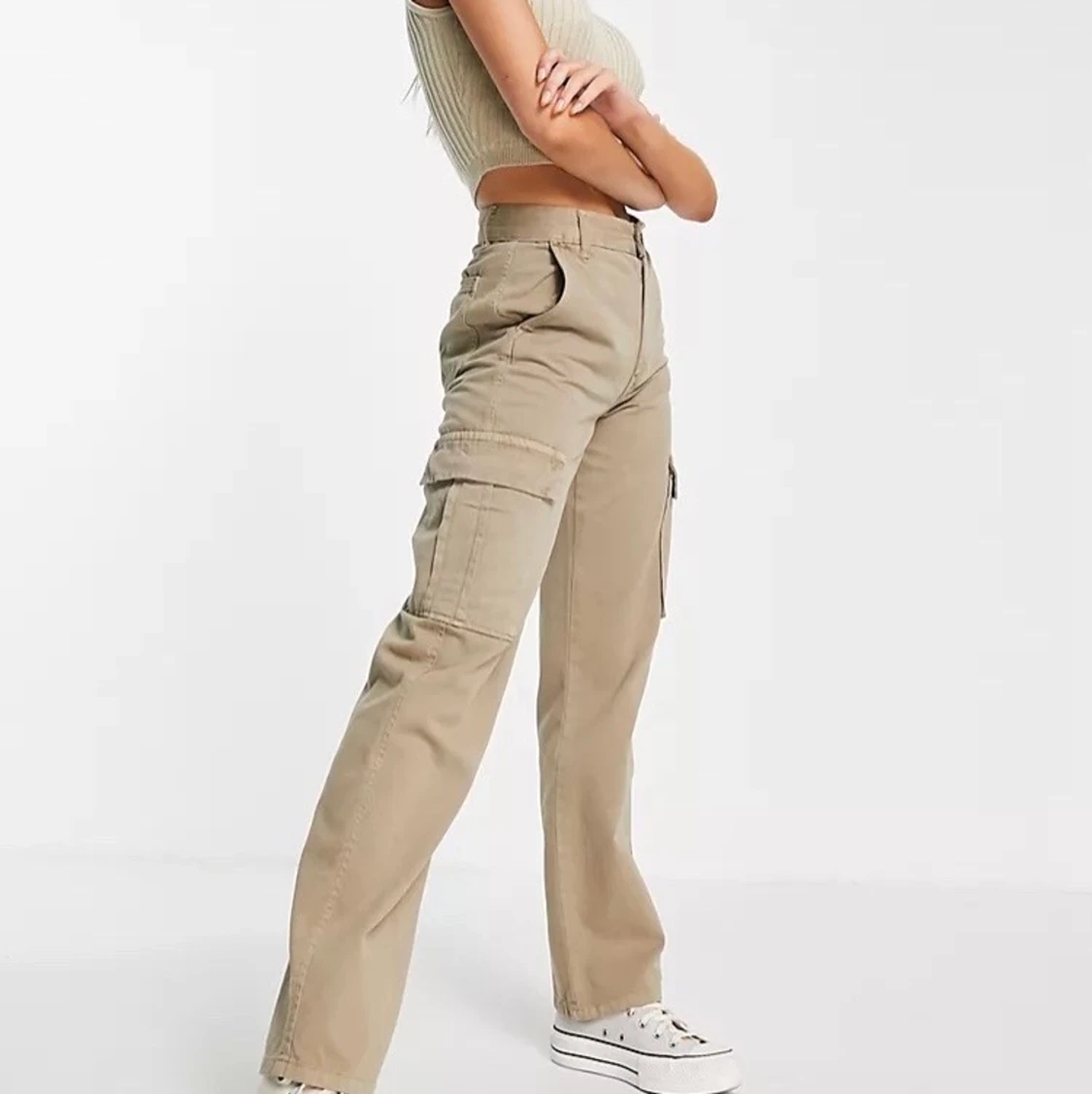 Stradivarius Cargo byxor- slut överallt