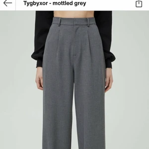 Gråa kostymbyxor - Säljer ett par gråa kostymbyxor från pull&bear. Knappt använda och i superbra skick.😊 (Slutsålda på hemsidan)