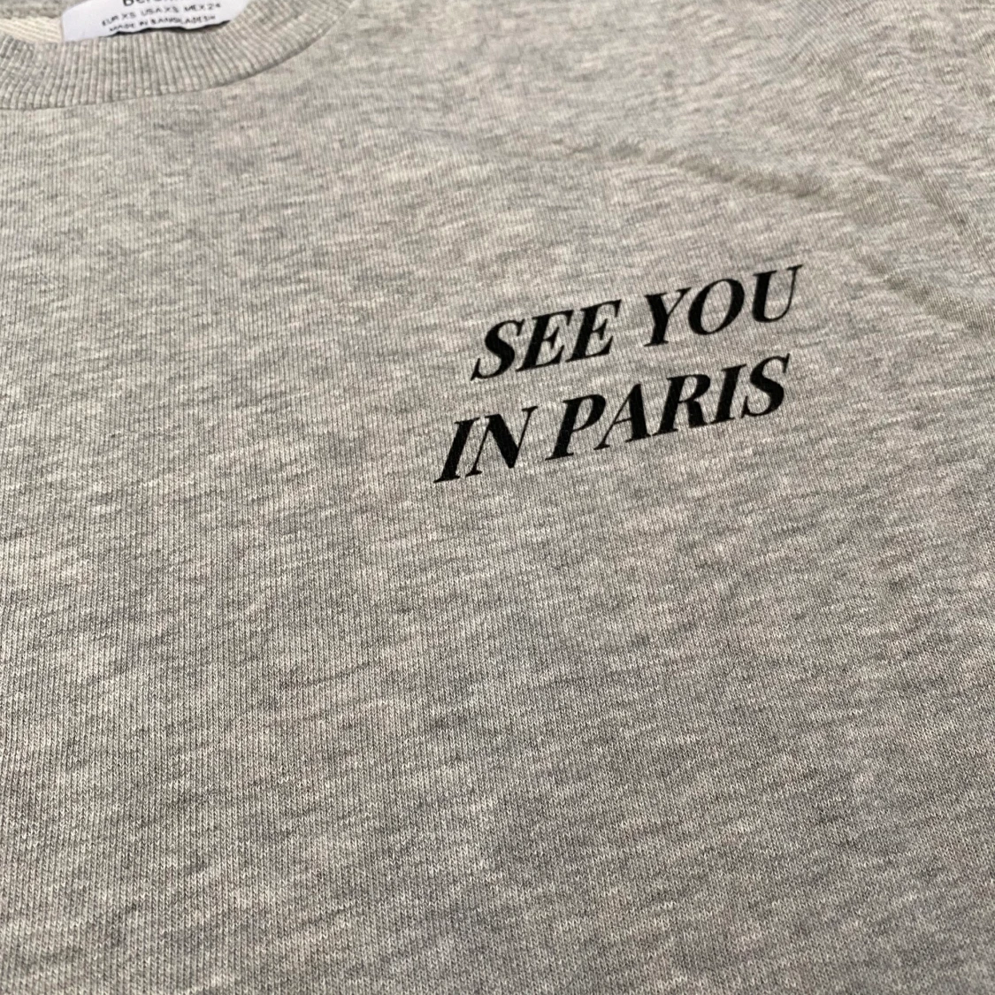 Bershka grå hoodie XS  - 91