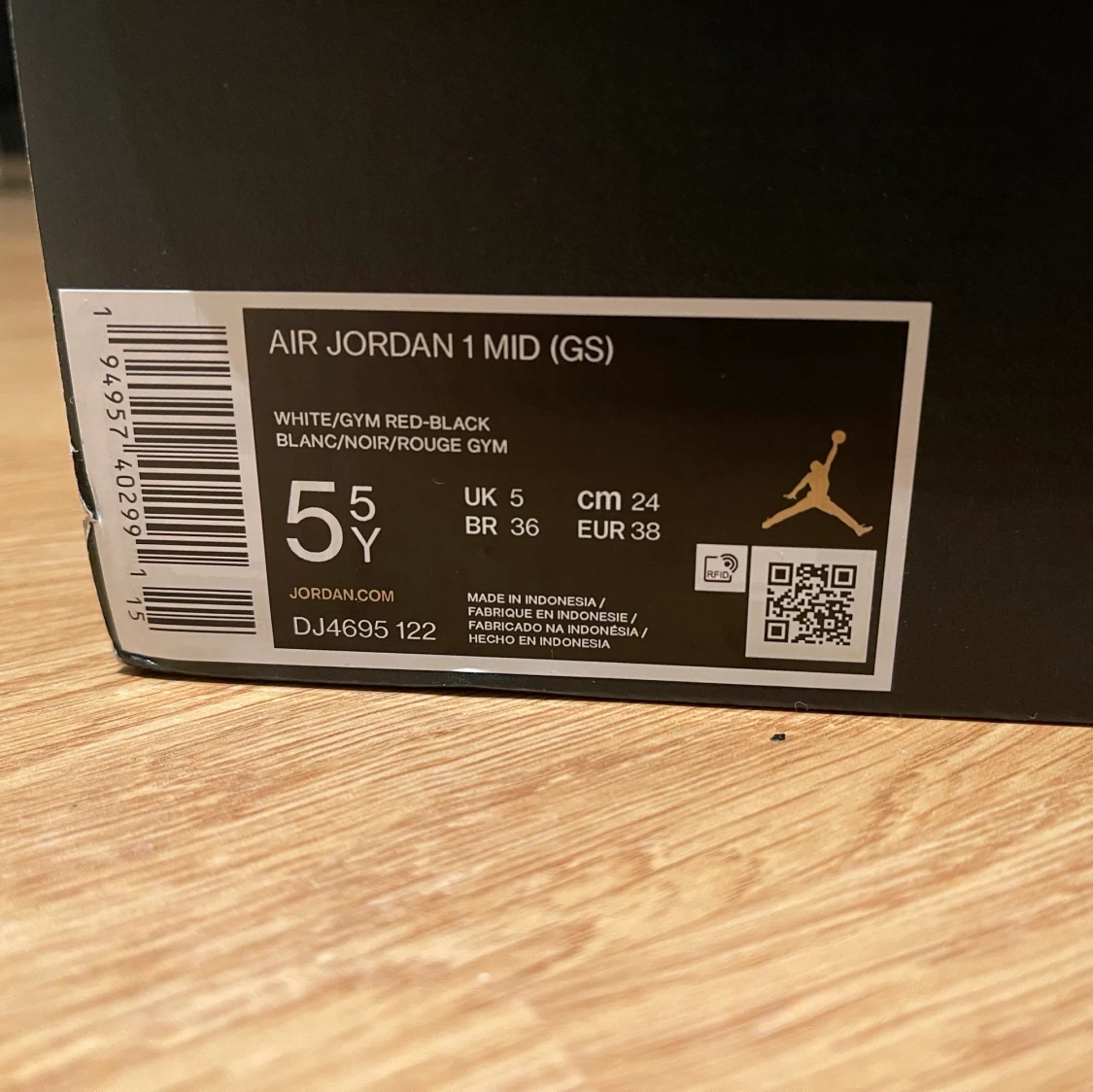 Jordan 1 gym red (GS) - 91