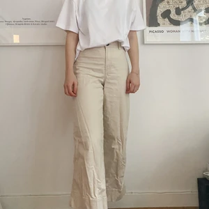 Beiga coluttes! - Supersnygga beiga culottes jeans/bomull. 