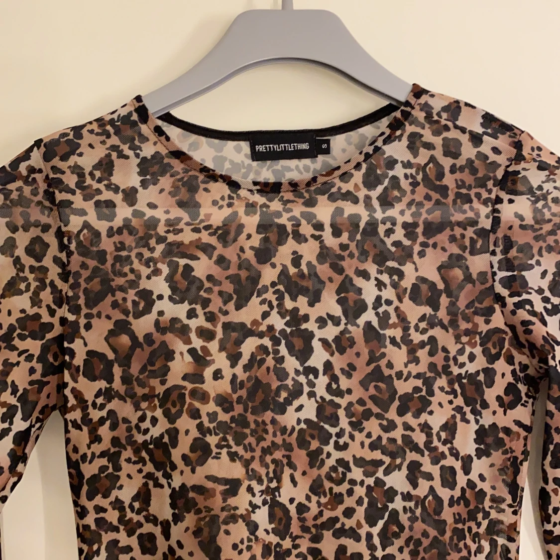 Leopardmönstrad topp - 91