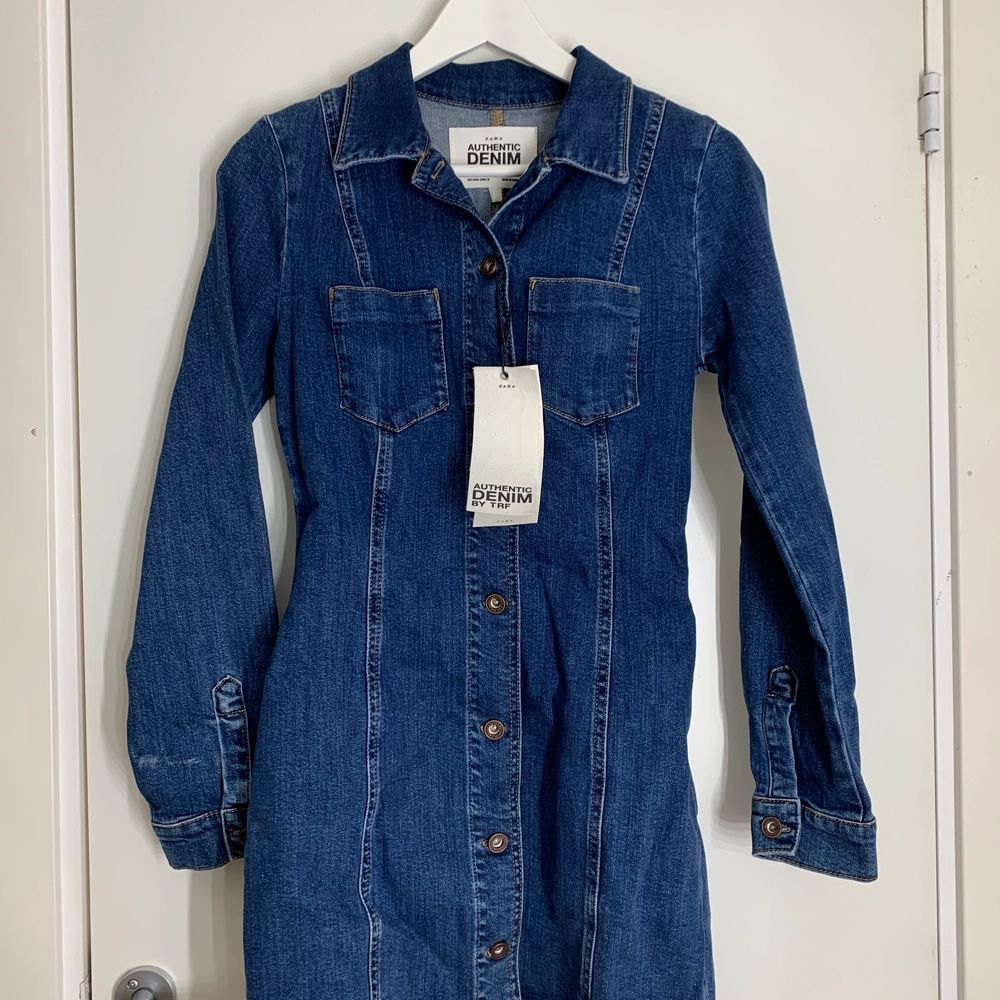 Jeans klänning - Zara Plick Second Hand