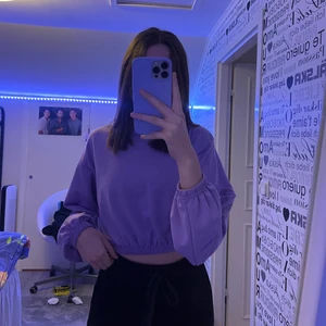 sweatshirt - säljer denna lila sweatshirt med en drake på båda armarna för att jag inte använt den. stlk M men passar även XS o S