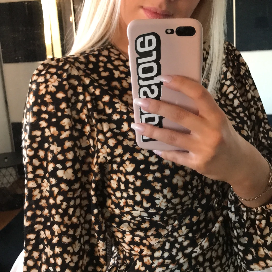 Långklänning med knyte i midjan  - 91