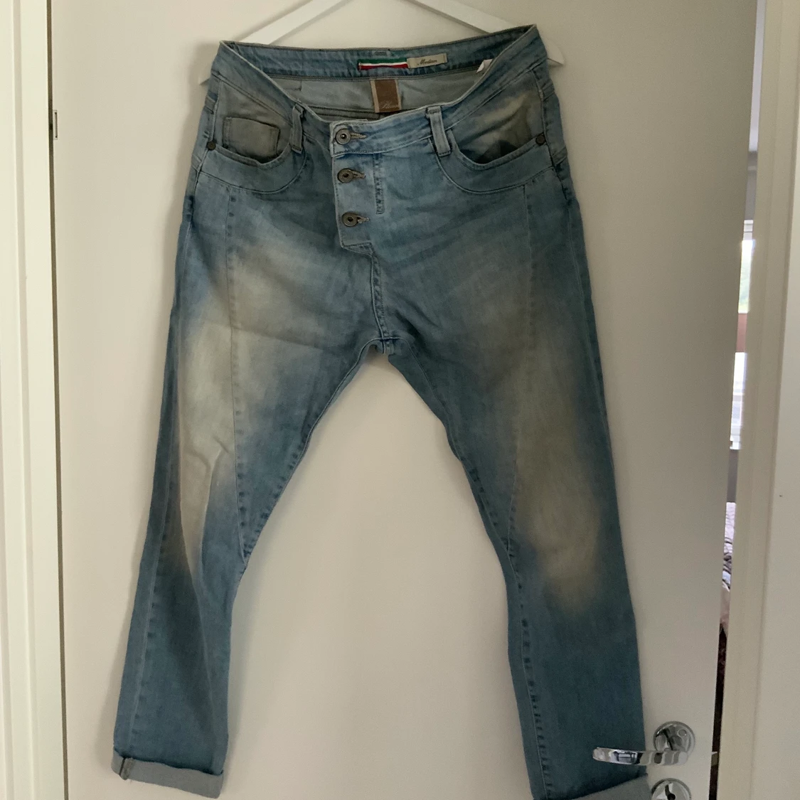 Please jeans ljusblå denim