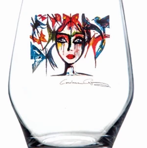Carolina Gynning glas  - Ett glas som aldrig blivit använd, bara legat i en kartong!! Ordinarie pris 249kr