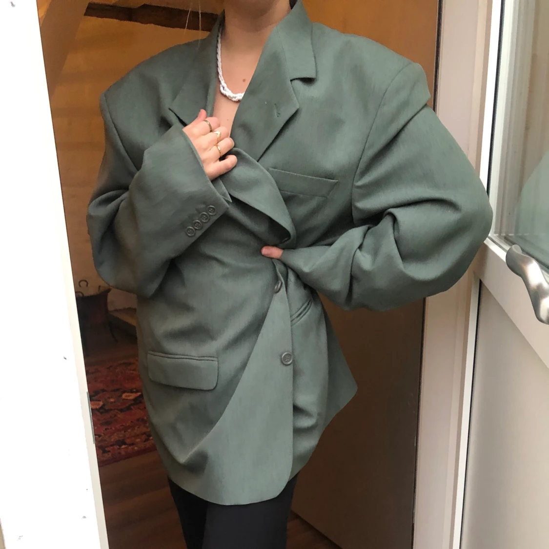 Stor grön kavaj💚 - 90