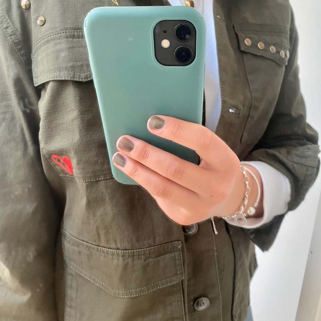 Grön jacka från hm - 90