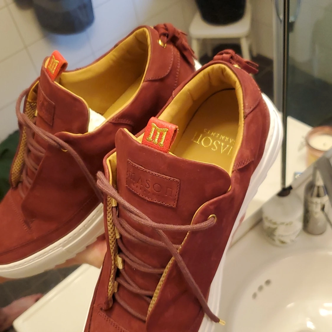 Mason Garments Milano Red Low Top - 91