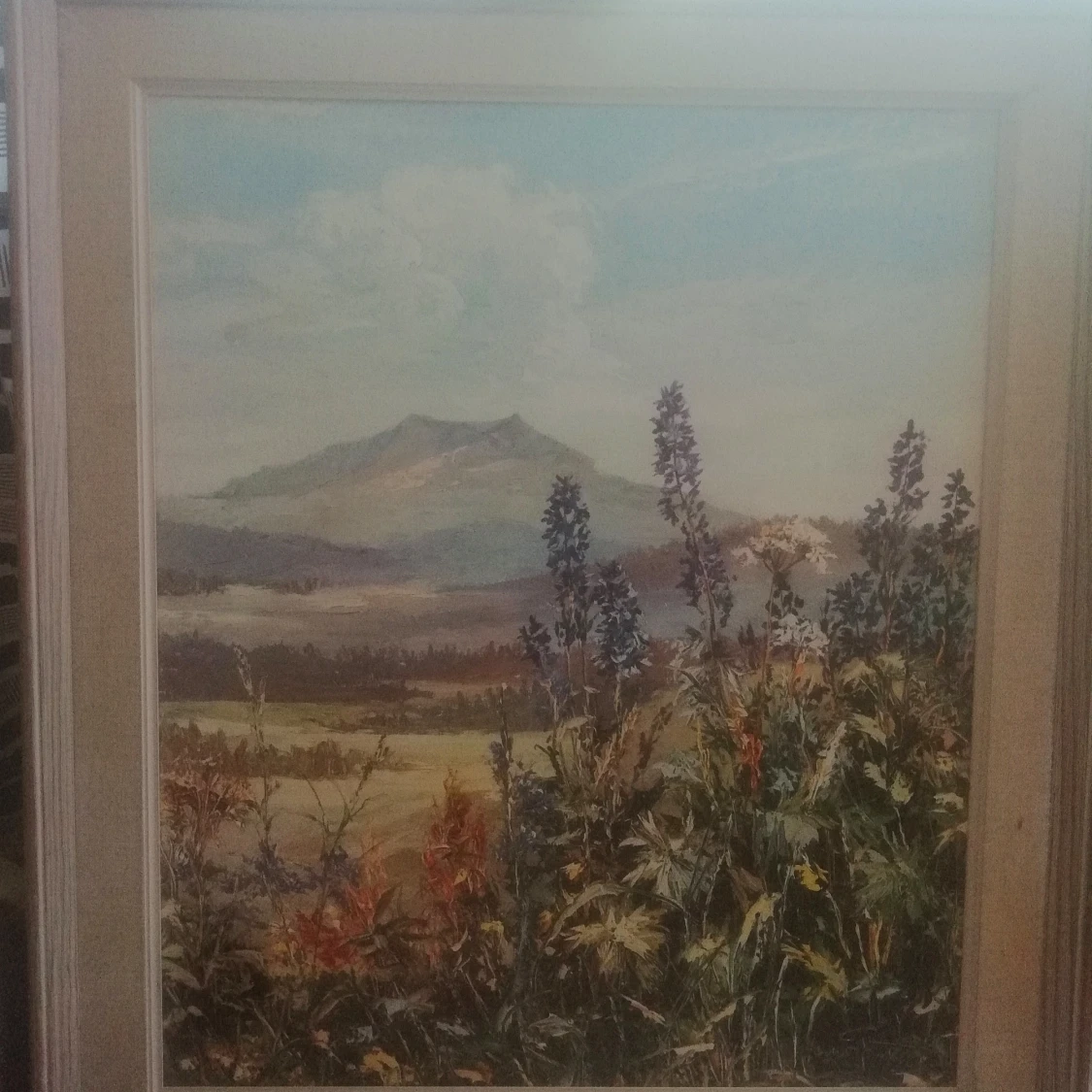 Vacker äkta Oljemålning  - 90