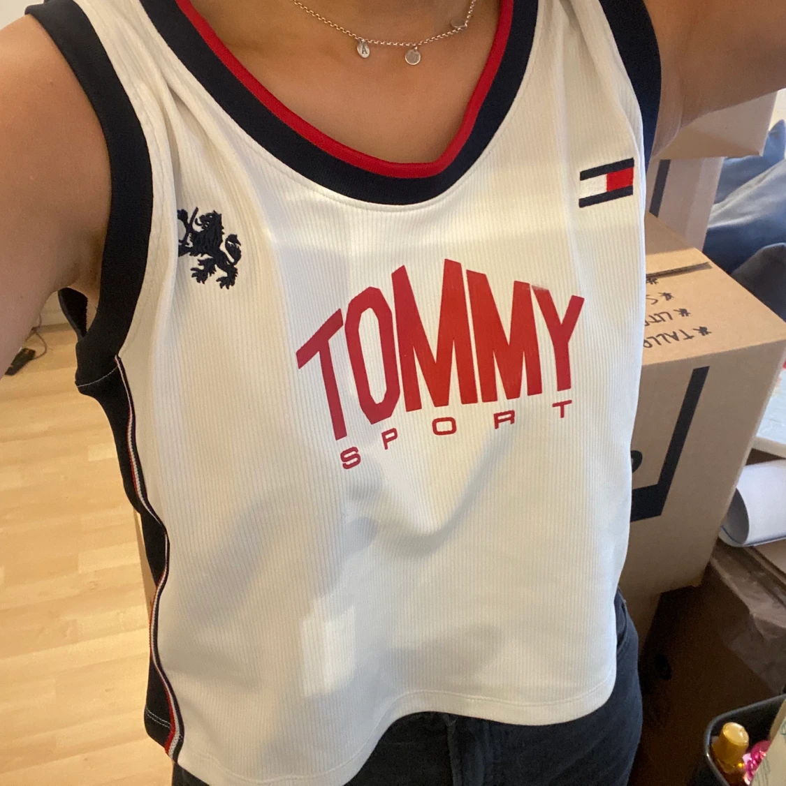Tommy Hilfiger linne strl. L!