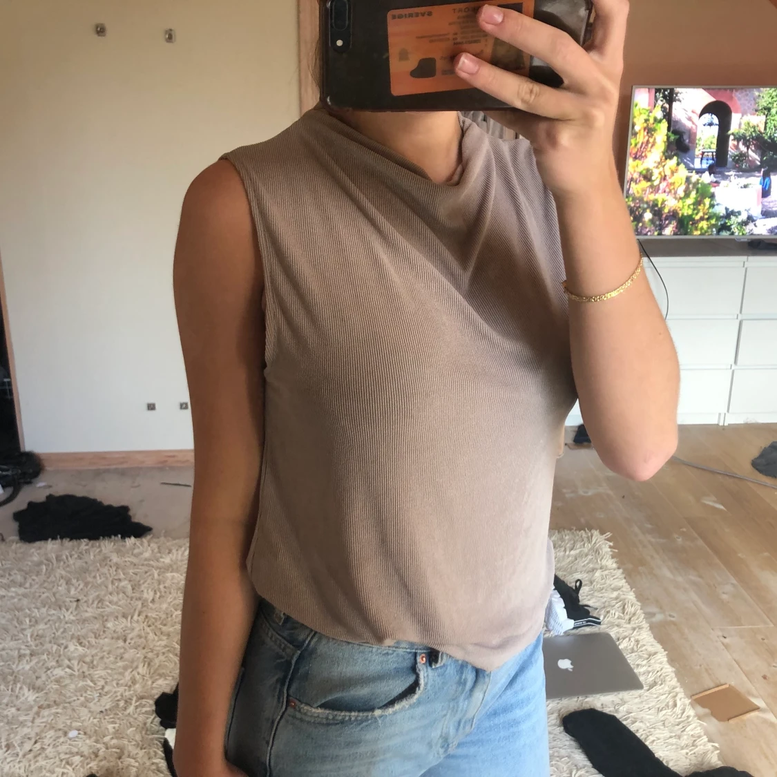 Beige top