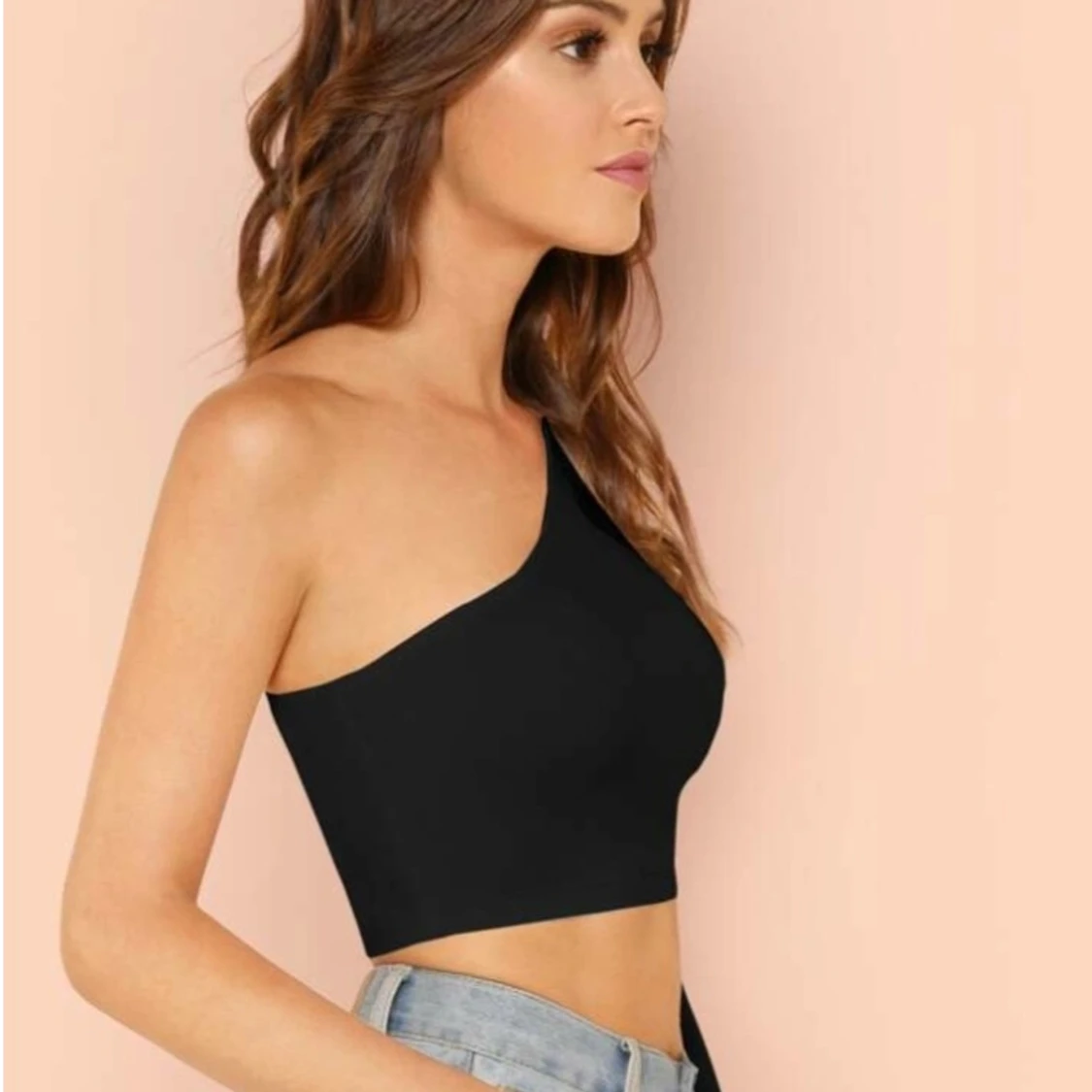 One shoulder tröja - 90