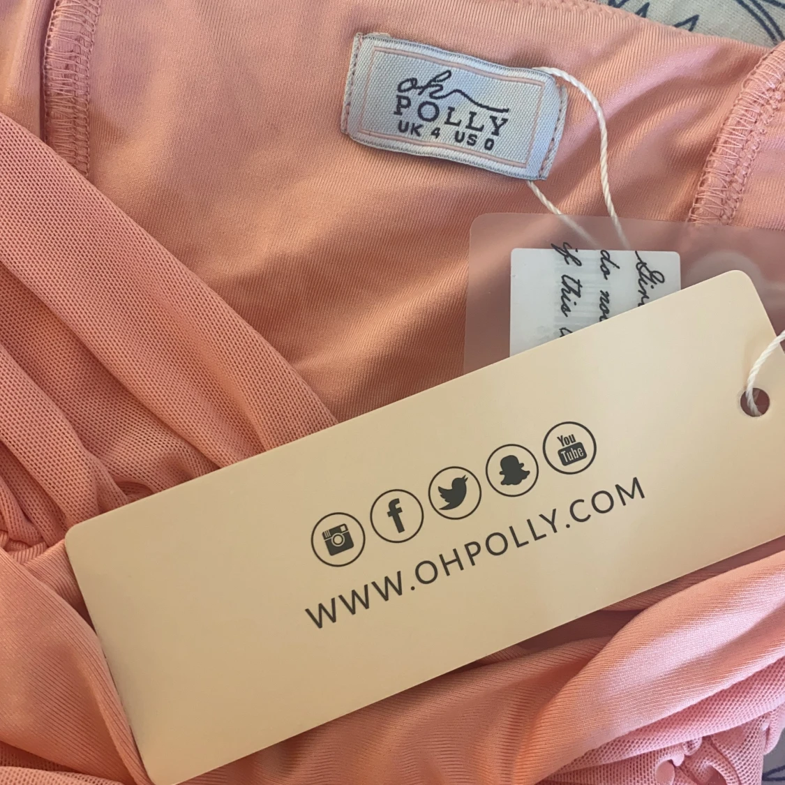 Rosa klänning storlek xs - 91