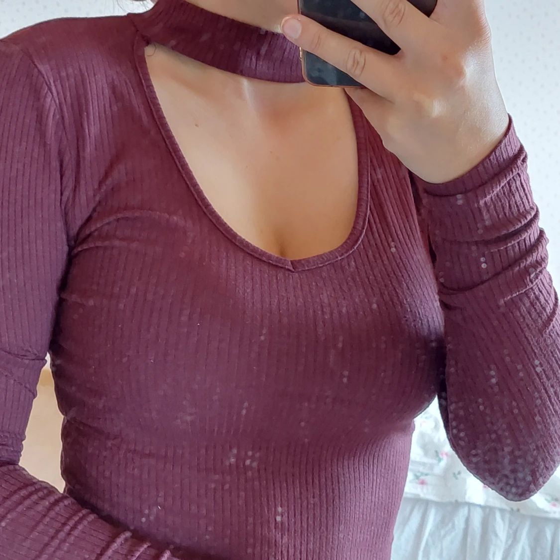 Vinröd tröja storlek XS - 90