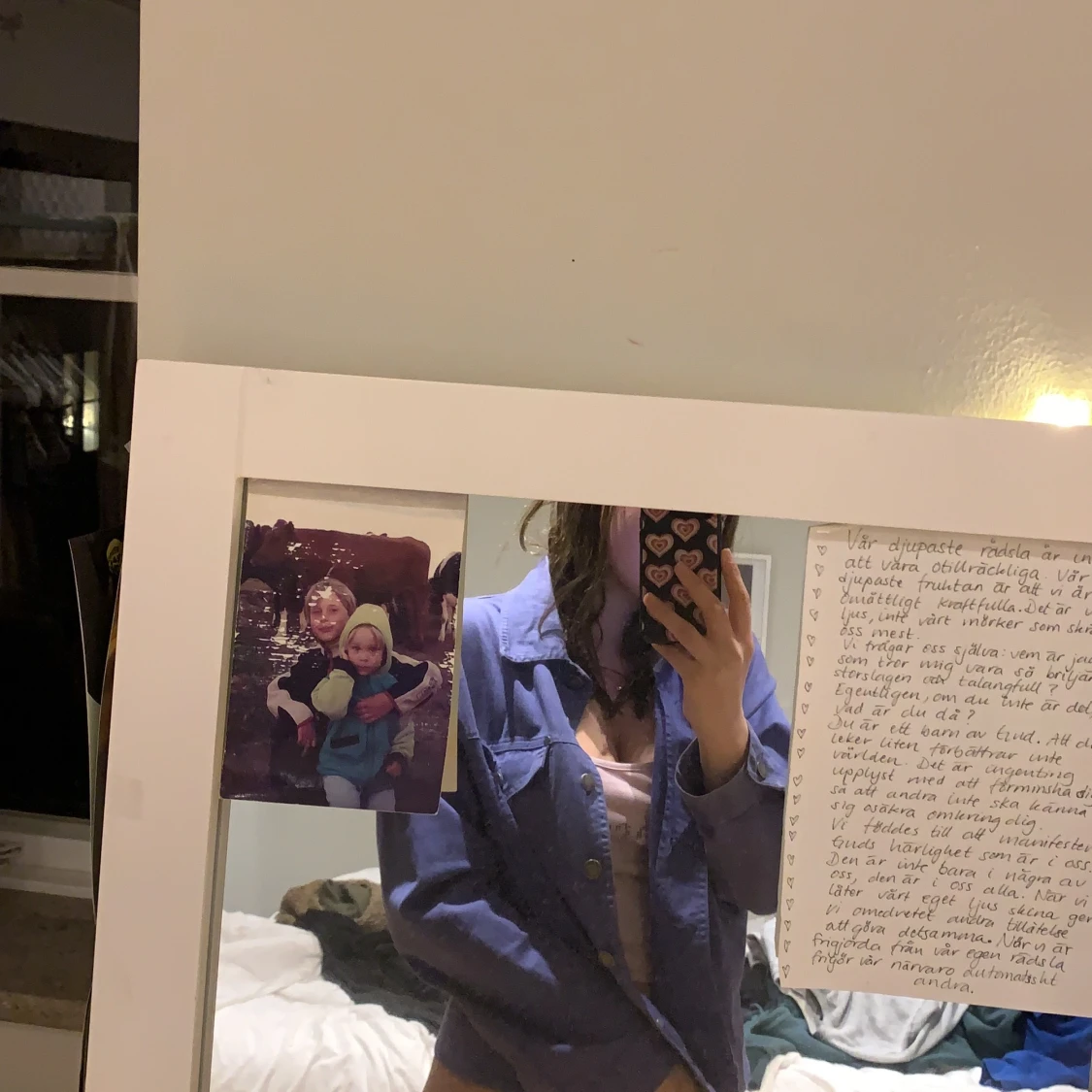 Lila jeansjacka - 91