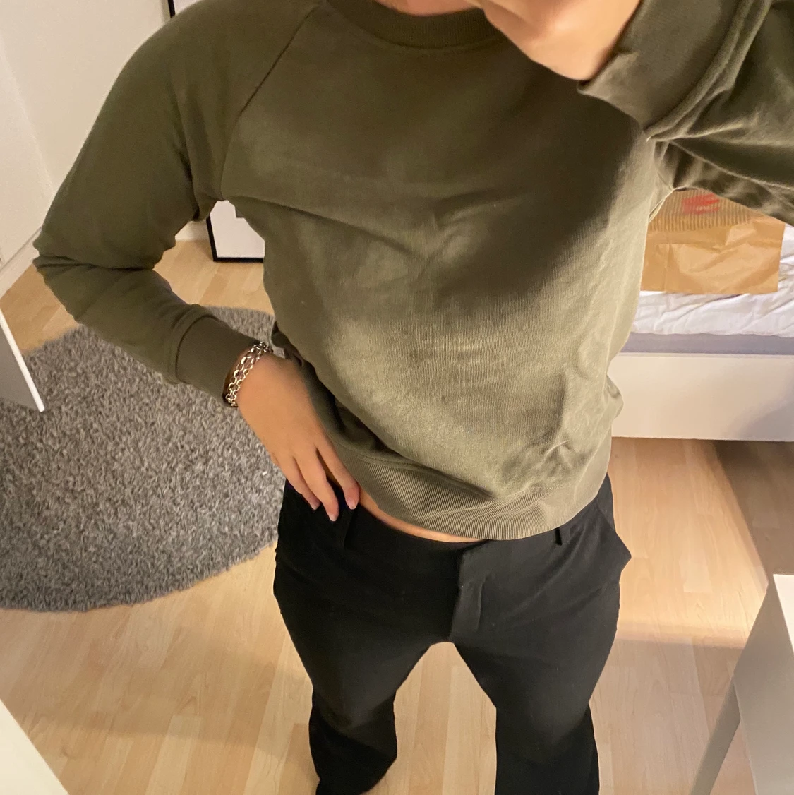 Tunn collegetröja  - 90