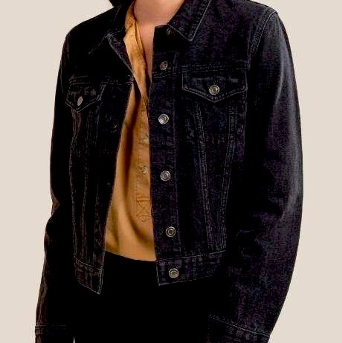 Svart jeans jacka - 91