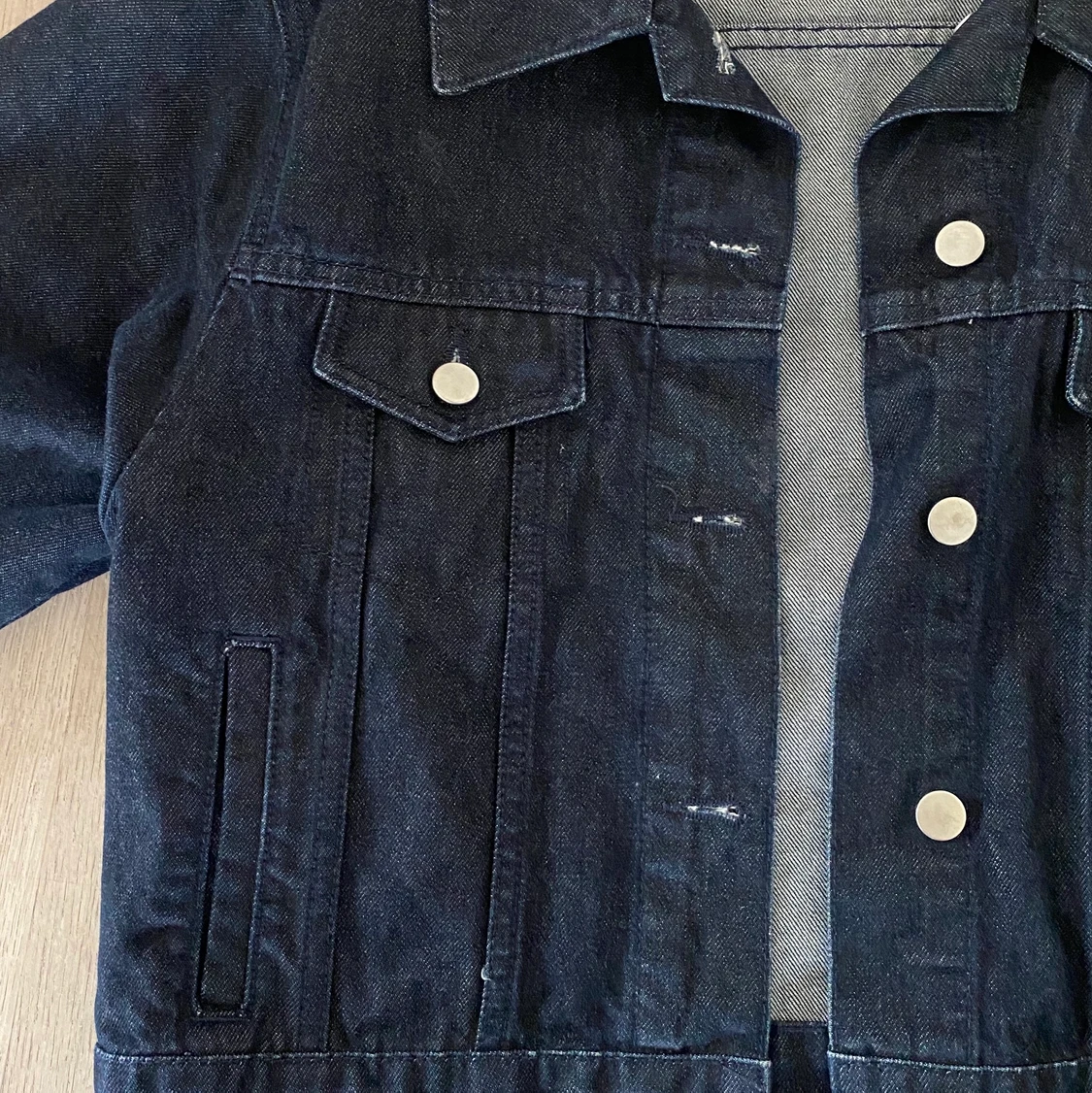 Mörkblå jeansjacka - 91