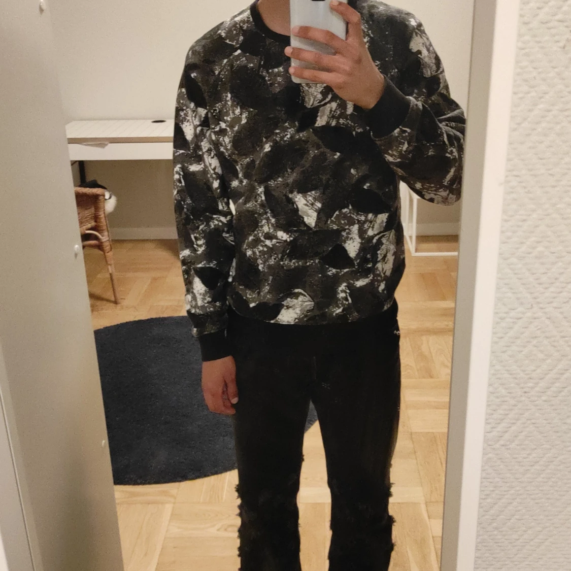 denîmes långärmad