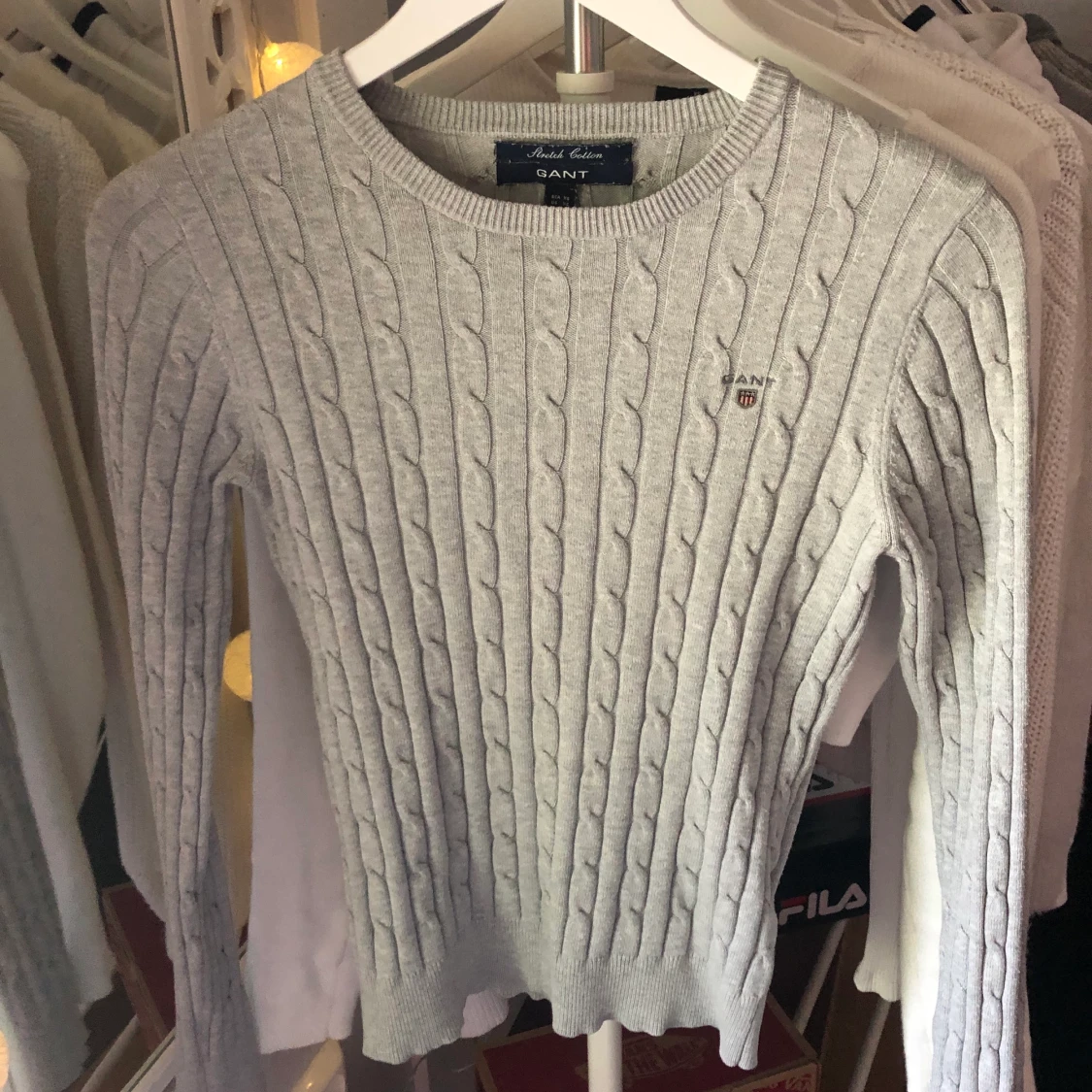 Kabelstickad tröja - 90