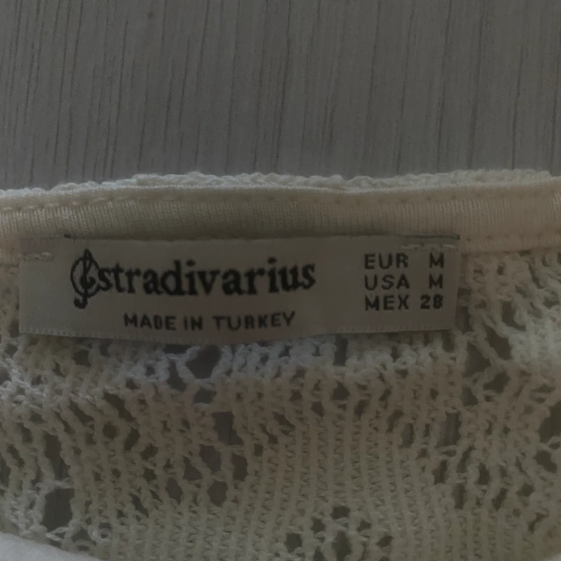 Vitt spetslinne Stradivarius - 91