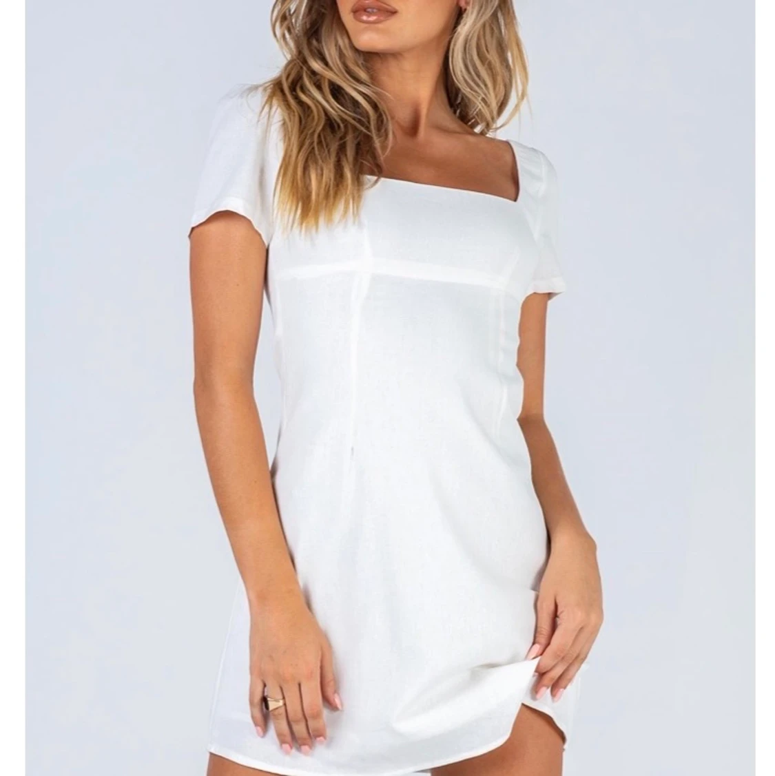 Vit klänning🤍🤍🌈