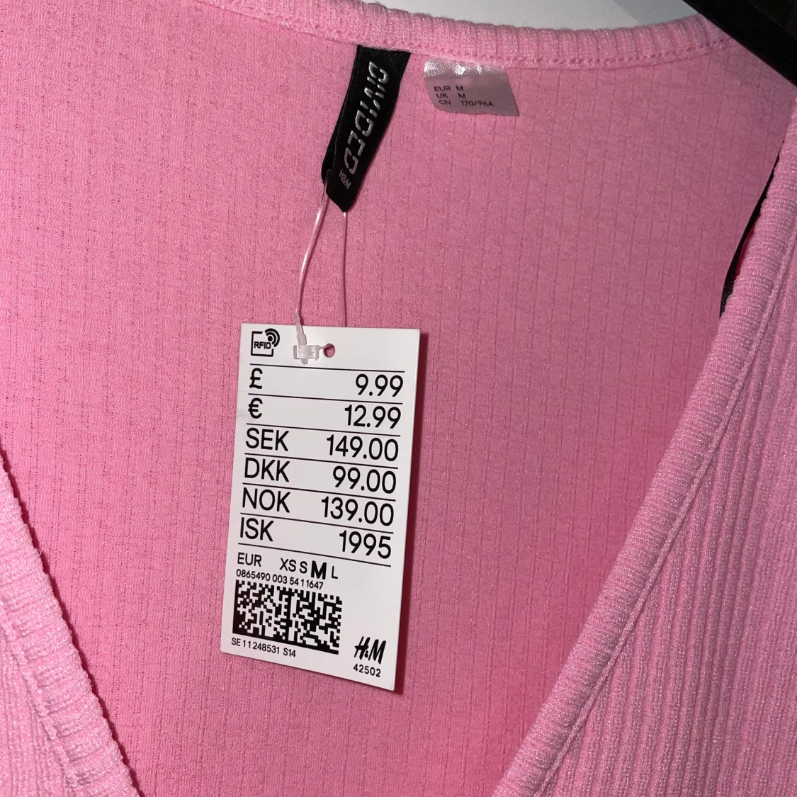 Rosa knyt kofta - 90