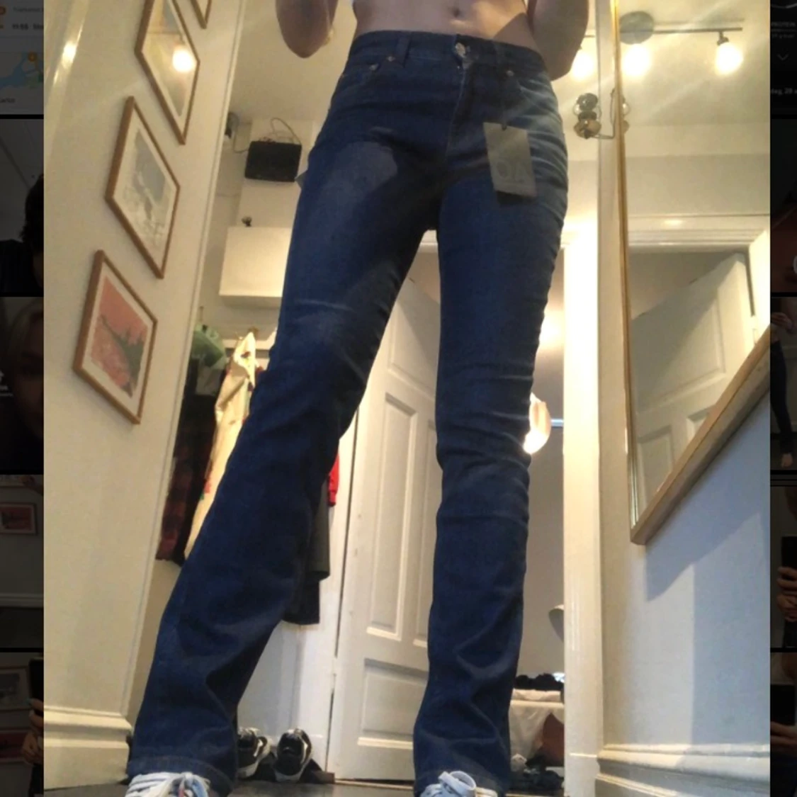 Lågmidjade bootcut jeans