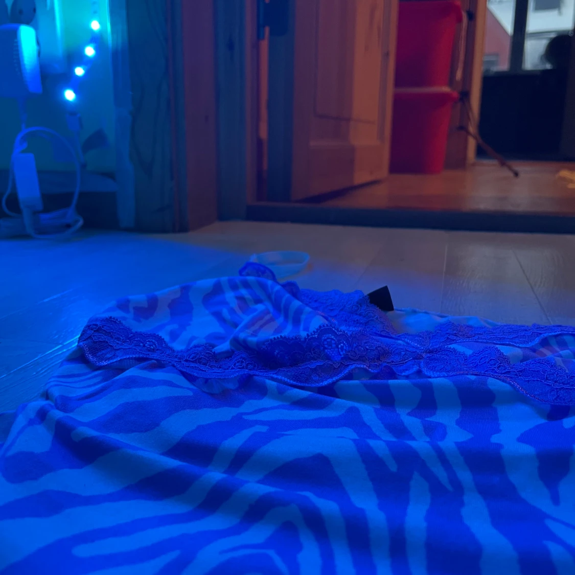 Ljus lila zebra randig tank top 💜🤍🦓 - 90