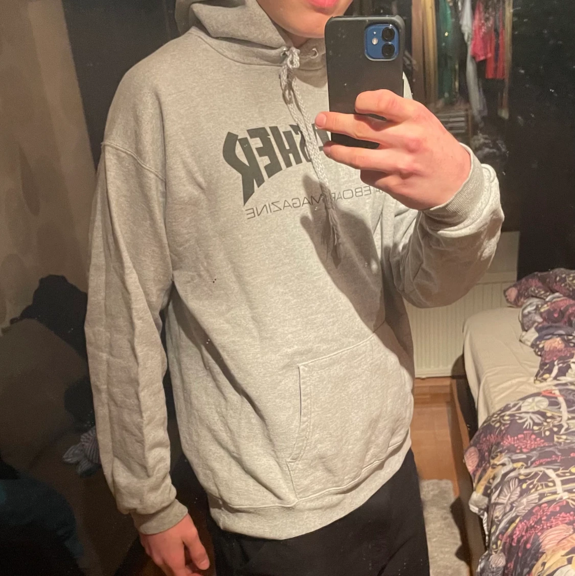 Thrasher hoodie storlek M