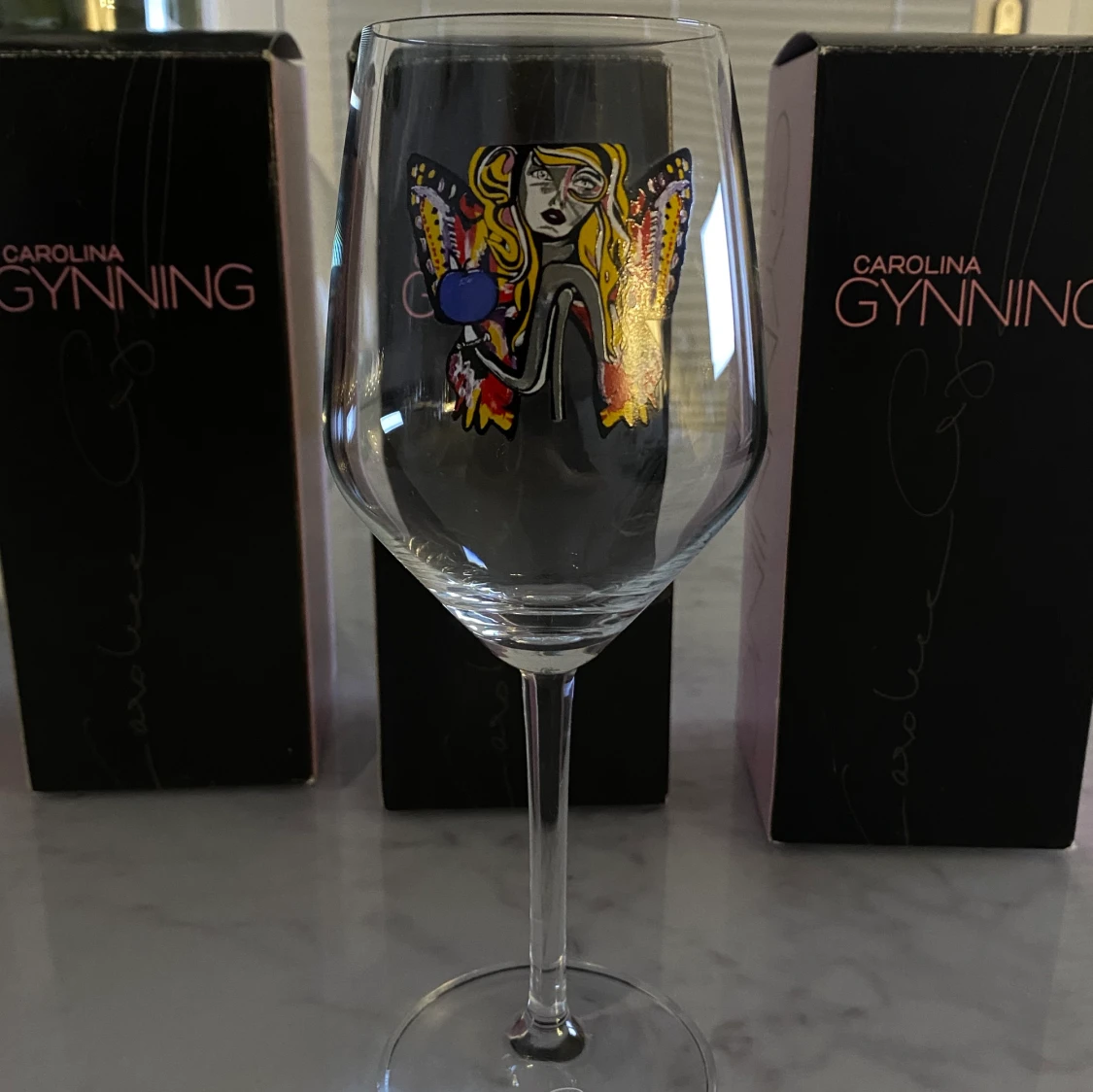 Carolina Gynning Rosé/Vitvinsglas