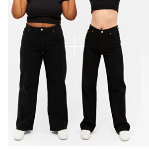 Monki - Svarta Yoko jeans från Monki. Original pris 400kr 